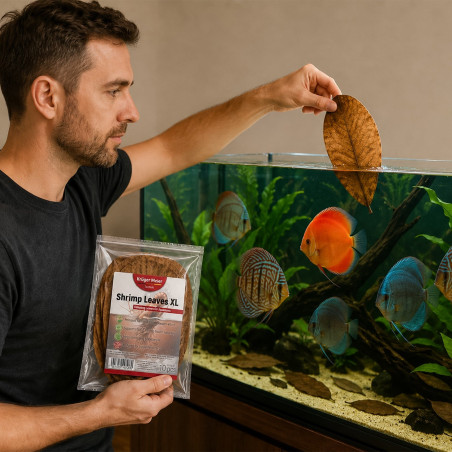 Kruger Meier Shrimp Leaves XL - liście ketapangu 10 sztuk