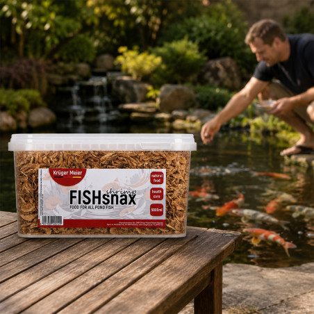 Kruger Meier FISHsnax Shrimps 5000ml - krewetki pokarm dla karpi koi