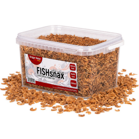 Kruger Meier FISHsnax Shrimps 5000ml - krewetki pokarm dla karpi koi