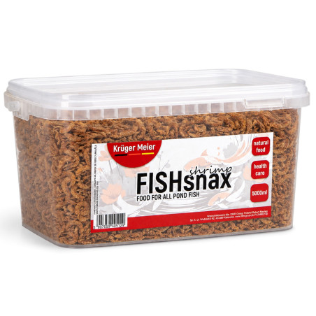 Kruger Meier FISHsnax Shrimps 5000ml - krewetki pokarm dla karpi koi