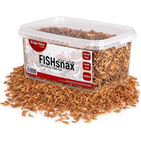 Kruger Meier FISHsnax Shrimps 3000ml - krewetki pokarm dla karpi koi