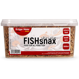 Kruger Meier FISHsnax Shrimps 3000ml - krewetki pokarm dla karpi koi