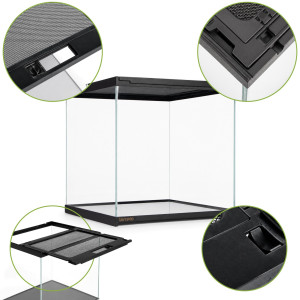 Terrario Frevo Clear Terrarium 30x30x30cm - terrarium szklane