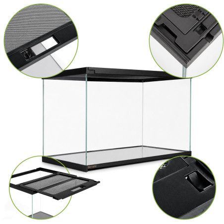 Terrario Frevo Clear Terrarium 50x30x30cm - terrarium szklane