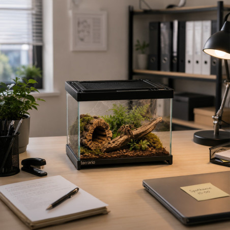 Terrario Frevo Clear Terrarium 20x20x17cm - terrarium szklane