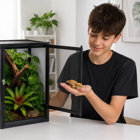 Terrario Nexframe A-line 32x32x46 - terrarium aluminiowe