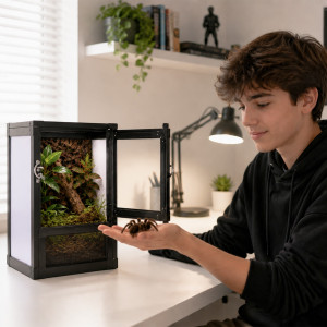 Terrario Nexframe A-line 20x20x30 - terrarium aluminiowe