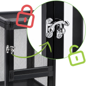 Terrario Nexframe S-Line 20x20x30 - terrarium z siatki