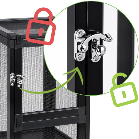 Terrario Nexframe S-Line 20x20x30 - terrarium z siatki