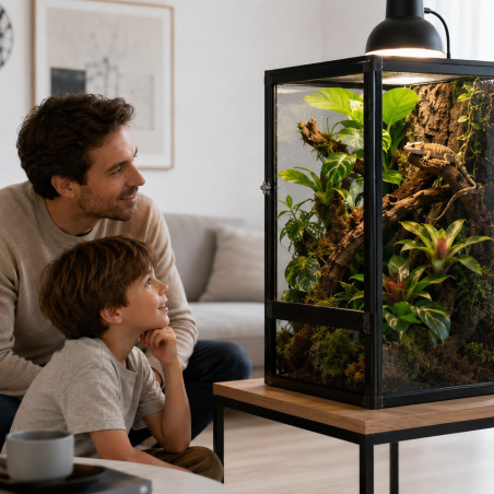 Terrario Nexframe S-Line 42x42x66 - terrarium z siatki
