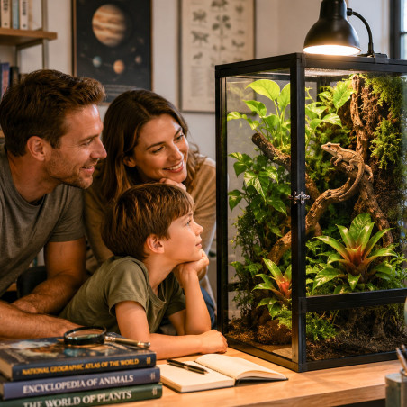 Terrario Nexframe S-Line 42x42x66 - terrarium z siatki