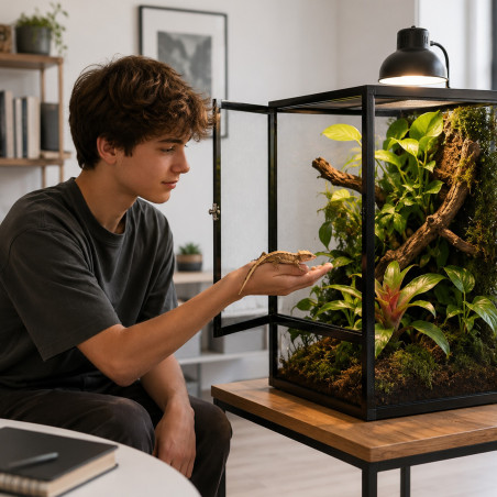 Terrario Nexframe S-Line 42x42x66 - terrarium z siatki
