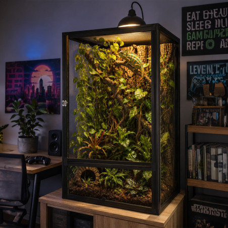 Terrario Nexframe S-Line 45x45x80 - terrarium z siatki