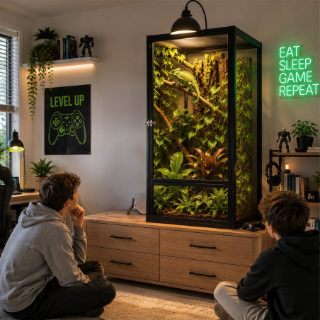 Terrario Nexframe S-Line 50x50x100 - terrarium z siatki