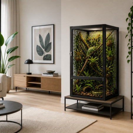 Terrario Nexframe S-Line 50x50x100 - terrarium z siatki