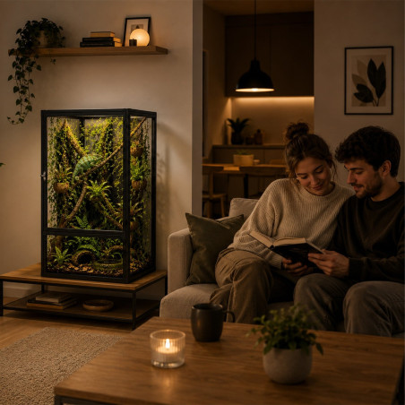 Terrario Nexframe S-Line 50x50x100 - terrarium z siatki