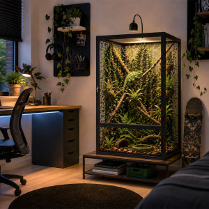 Terrario Nexframe S-Line 50x50x100 - terrarium z siatki