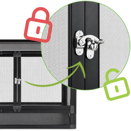 Terrario Nexframe F-line - terrarium z siatki 40x40x60cm