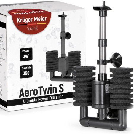 Kruger Meier AeroTwin S - filtr wewnętrzny gąbkowy