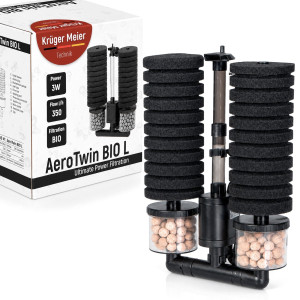 Kruger Meier AeroTwin BIO L - filtr wewnętrzny gąbkowy z biofiltracją