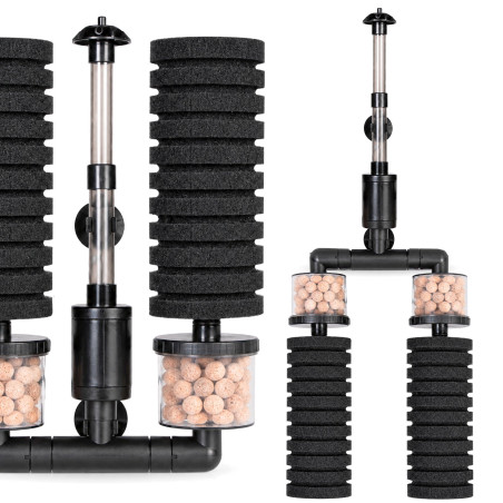 Kruger Meier AeroTwin BIO L - filtr wewnętrzny gąbkowy z biofiltracją