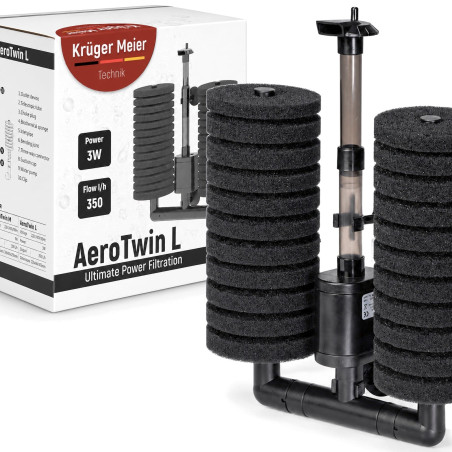 Kruger Meier AeroTwin L - filtr wewnętrzny gąbkowy