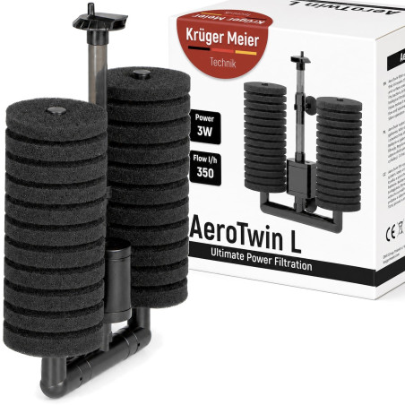 Kruger Meier AeroTwin L - filtr wewnętrzny gąbkowy