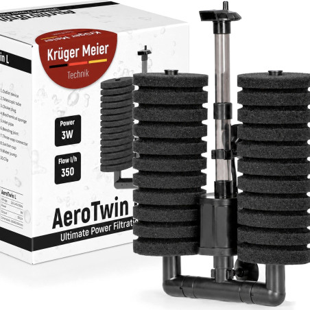 Kruger Meier AeroTwin L - filtr wewnętrzny gąbkowy