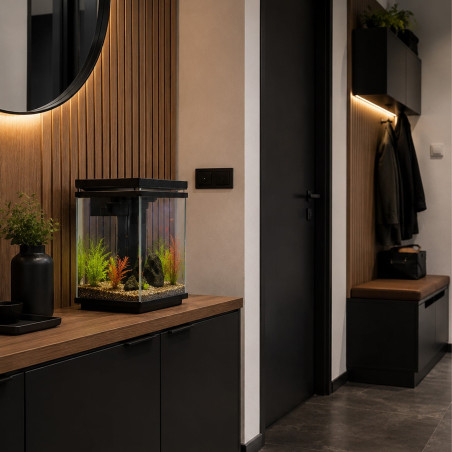 Kruger Meier LUMIQ AquaCube 10l Black - akwarium z filtrem i oświetleniem