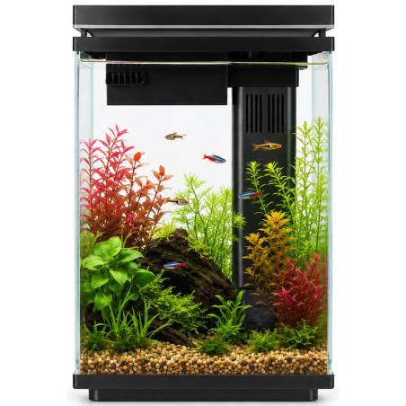 Kruger Meier LUMIQ AquaCube 10l Black - akwarium z filtrem i oświetleniem