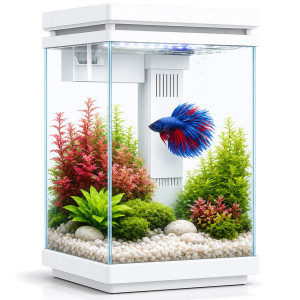Kruger Meier LUMIQ AquaCube 10l White - akwarium z filtrem i oświetleniem