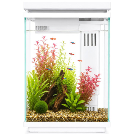 Kruger Meier LUMIQ AquaCube 10l White - akwarium z filtrem i oświetleniem
