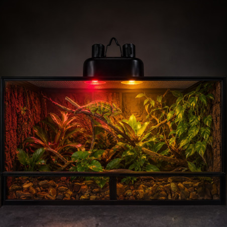 Terrario DUORAY 2.0 - podwójna lampa do terrarium