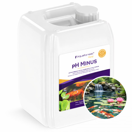 Aquaforest pH Minus POND 5L - preparat do obniżania pH w oczkach wodnych