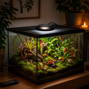 Terrario Nanoray Mini LED 6W - oświetlenie do terrarium 3w1