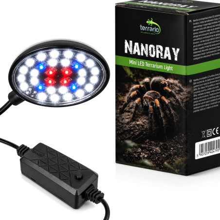 Terrario Nanoray Mini LED 6W - oświetlenie do terrarium 3w1