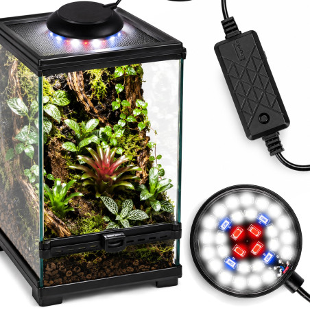 Terrario Nanoray Mini LED 6W - oświetlenie do terrarium 3w1