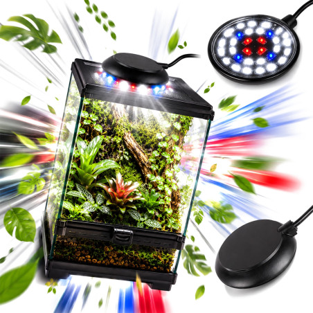 Terrario Nanoray Mini LED 6W - oświetlenie do terrarium 3w1
