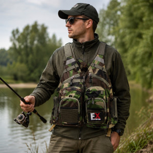 Fishing Expedition MaxiVest Camo - kamizelka wędkarska