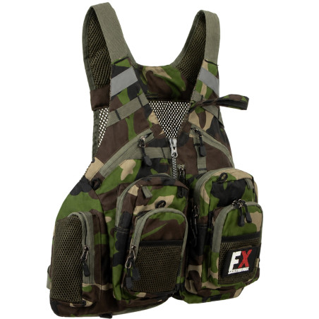 Fishing Expedition MaxiVest Camo - kamizelka wędkarska