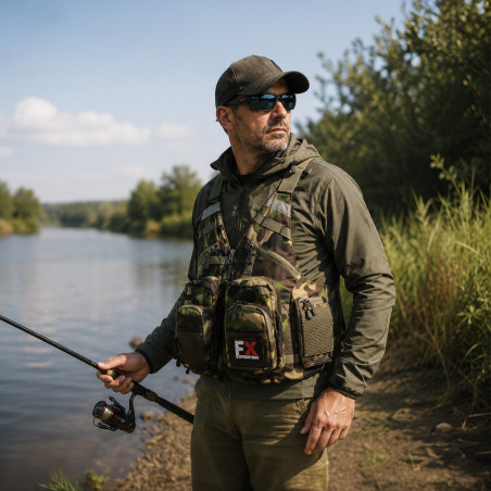 Fishing Expedition MaxiVest Camo - kamizelka wędkarska