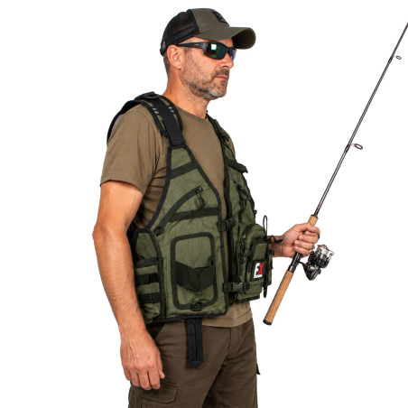 Fishing Expedition CombiVest Green - kamizelka wędkarska