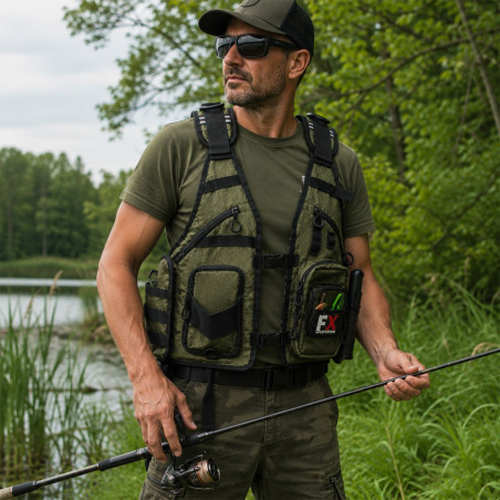 Fishing Expedition CombiVest Green - kamizelka wędkarska