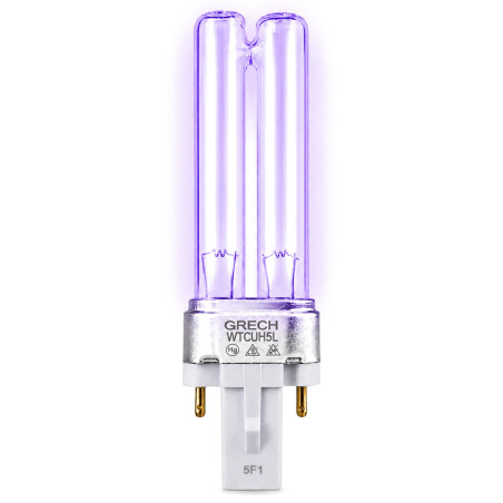 Grech UV-C sterilizer lamp 5W G23 - żarnik UVC do sterylizatora