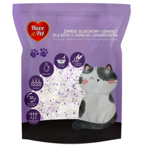 Have a Pet Silikonowy Żwirek dla Kotów Compact Lawenda 3,8 l
