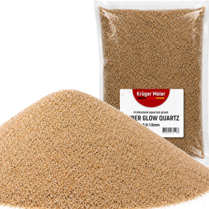 Kruger Meier Amber Glow Quartz 0.8-1.6 mm – Żwirek akwarystyczny 2 kg