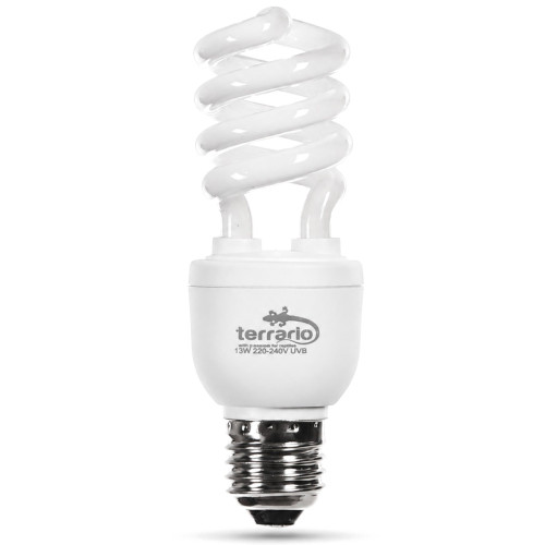 Terrario Erusa Tropical UVB 5.0 żarówka spiralna 13W - Idealna do tropikalnych terrariów