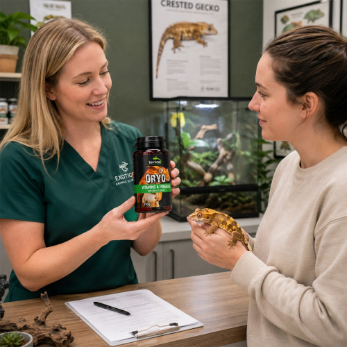 Terrario ORYO for Crested Gecko 150g - Wspiera zdrowie i witalność