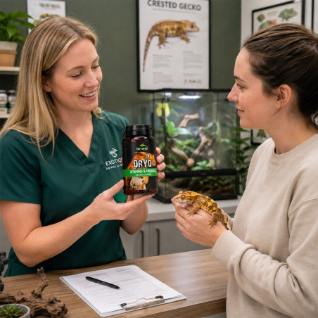 Terrario ORYO for Crested Gecko 150g - Wspiera zdrowie i witalność
