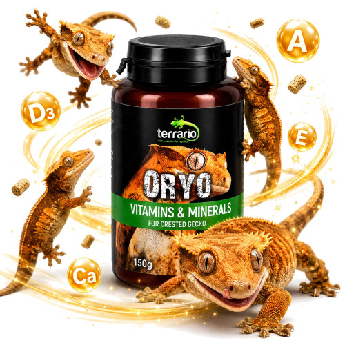 Terrario ORYO for Crested Gecko 150g - Wspiera zdrowie i witalność